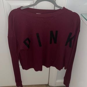 maroon top from pink